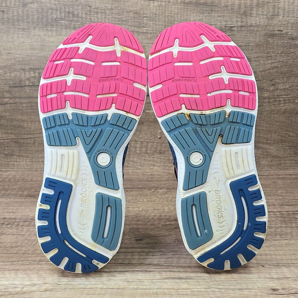 Brooks teal and Pink Ghost Women's Running Shoes - Picture 11 of 13